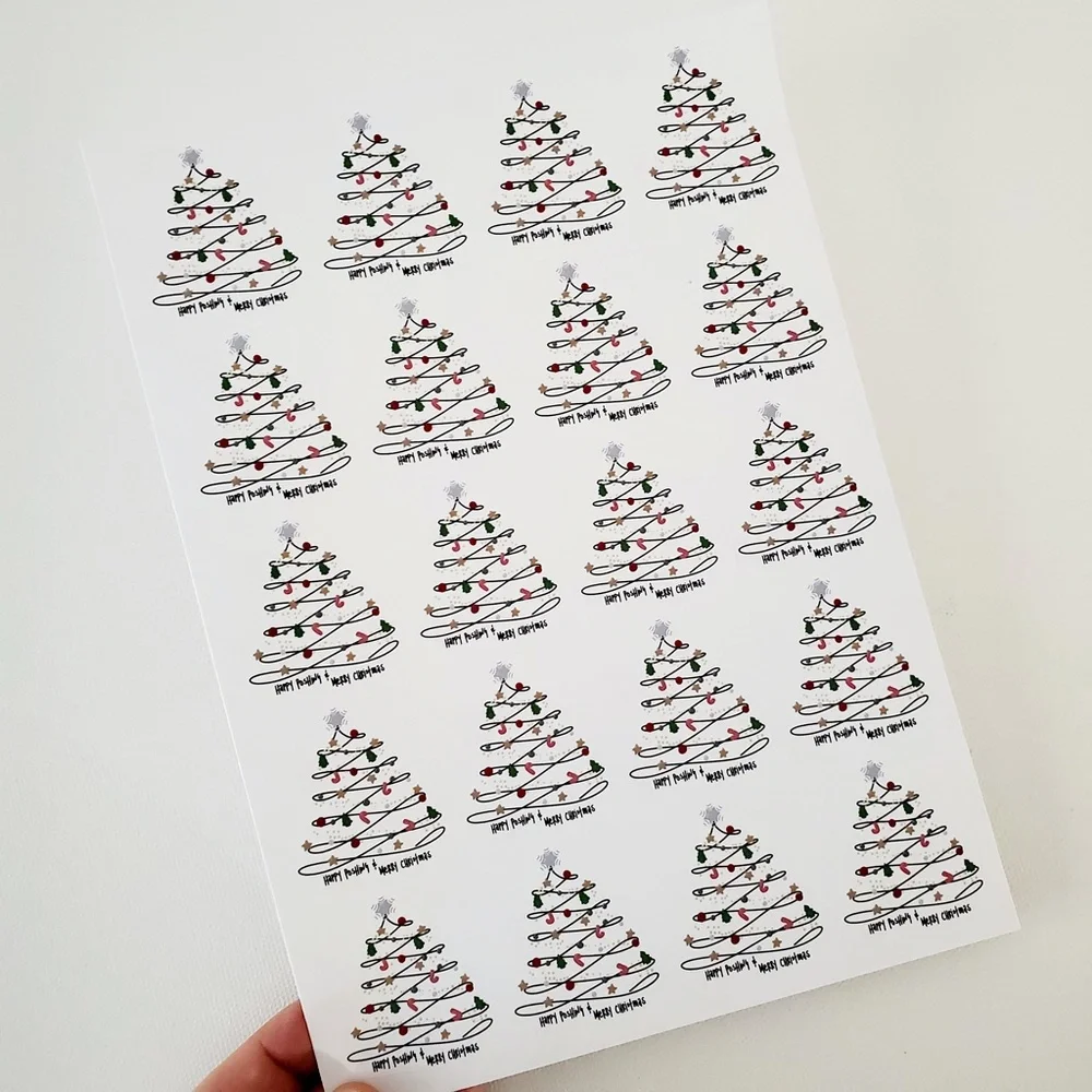 LB049 STICKERS Merry Poshmas Custom Poshmark Holiday Stickers [Price Firm] - Picture 3 of 10